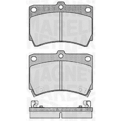 Bilde av Bremseklosser sett, Framaksel, kia,mazda, 0K30A3328Z, AY040MA005, B2YB3323Z, B2YB3328Z, B45533292, B4Y53323Z, B4Y53328Z, B4Y63323Z, B4Y6