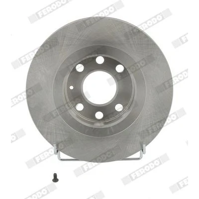 Bilde av FERODO PREMIER DDF206 Bremseskiver 256 24 6 100 ventilert oljet med skruer OPEL: Calibra A, Vectra A Sedan, Ascona C DAEWOO: Lanos Sedan