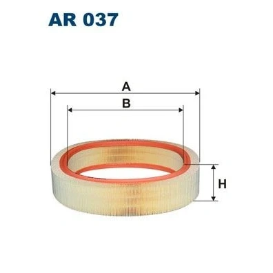 Bilde av FILTRON AR 037 Luftfilter 84 408 Filterinnsats MERCEDES BENZ: SL Cabrio, W124 Sedan, S Klasse Sedan