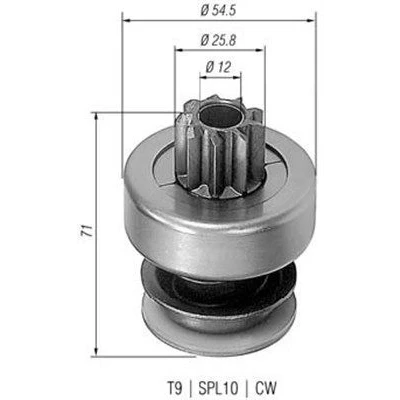 Bilde av MAGNETI MARELLI 940113020061 Lite tannhjul, starter VOLKSWAGEN: LT 28 35 I Flatvogn lastebil / Chassis
