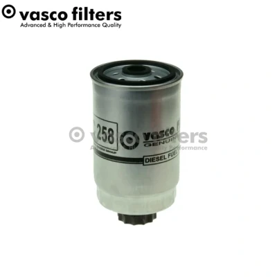 Bilde av DAVID VASCO C258 Drivstoffilter Påskruingsfilter, med integrert trykkregulator, tappeplugg for vann AUDI: A6 C5 Avant, A4 B5 Sedan