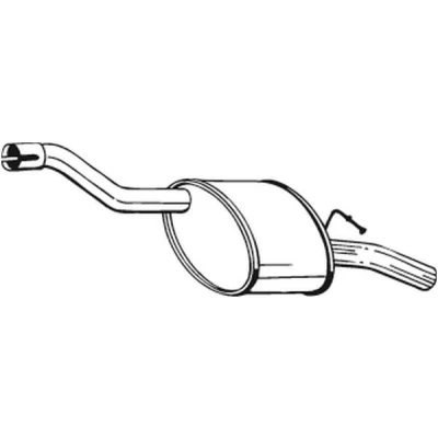 Bilde av BOSAL 154 325 Sluttlyddemper FORD: Focus Mk1 Stasjonsvogn