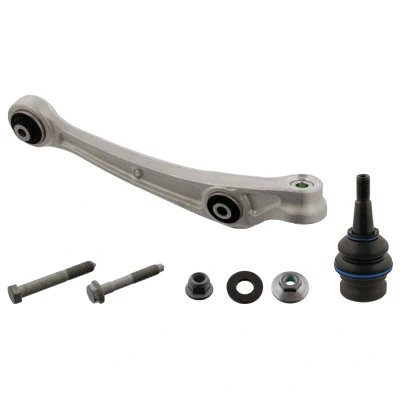 Bilde av FEBI BILSTEIN 40412 Bærebru med tilleggsmateriale lager, støtte / styreledd framaksel høyre, nede, foran Casterstag Aluminium