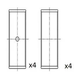 Bilde av Stempelstanglager FAI AutoParts BB2042 STD