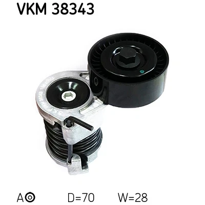 Bilde av SKF VKM 38343 Strammerull med festemateriell BMW: 3 Touring, Coupé, 1 Hatchback