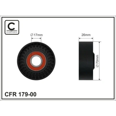 Bilde av Remstrammer, kilerem, isuzu,opel,renault,saab, 5636741, 5954771, 636591, 77 01 055 084, 068 752, 7701055084, 7701068752, 8 97312 4