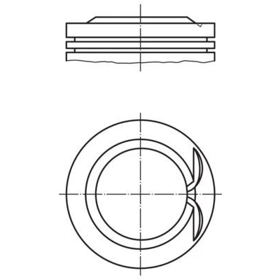 Bilde av MAHLE ORIGINAL 028 PI 00146 000 Motorstempel 71,0mm