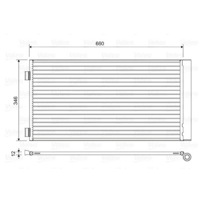 Bilde av VALEO 814408 Kondensator med tørker Aluminium 346 R 134a MINI: Hatchback, Countryman, Clubman