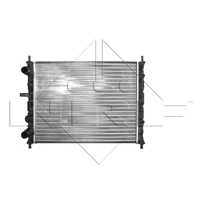 Bilde av NRF 58017 Radiator Aluminium 510 415 34 Kjøleribber satt sammen mekanisk