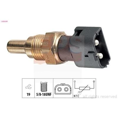 Bilde av EPS 1.830.091 Kjølevæsketemperatursensor Made in Italy OE Equivalent VOLVO: 240 Stasjonsvogn, 940 II Sedan, Stasjonsvogn