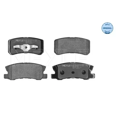 Bilde av MEYLE 025 235 8216 Bremseklosser ORIGINAL Quality bakaksel ekskl. slitasjevarselkontakt med antihyle blikk MITSUBISHI: PAJERO 4, Outlander 2 SUV