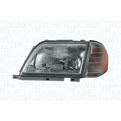 Bilde av MAGNETI MARELLI 710301090111 Frontlykter venstre H4, PY21W Halogen transparent med blinklys for høyrekjøring uten motor høydejustering hovedlys