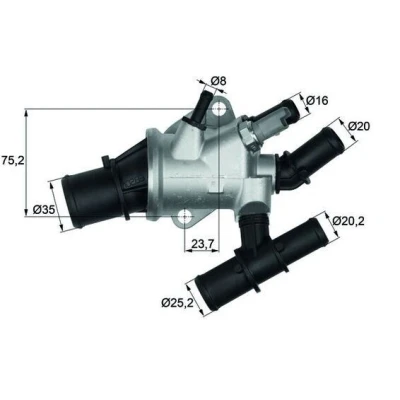 Bilde av MAHLE ORIGINAL TI 155 88 Termostat