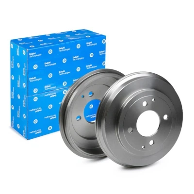 Bilde av DELPHI BF604 Bremsetrommel uten ABS sensorring, hjullager, lager 240 MITSUBISHI: COLT 6