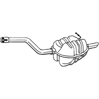 Bilde av sluttlyddemper, skoda octavia ii, combi 1K5253609A
