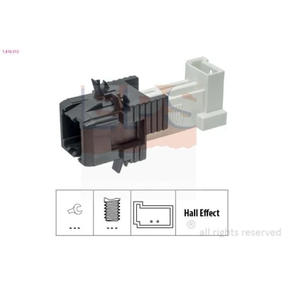 Bilde av EPS 1.810.312 bremselysbryter elektronisk Made in Italy OE Equivalent