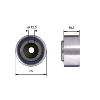 Bilde av Styrerulle kilerem tannrem, fiat,lancia, 46400054, 46554826, 55211287, 71748866
