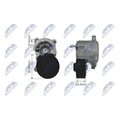 Bilde av Strammerull, kilerem med ribber, citroën,fiat,lancia,peugeot, 5751.61, 9636207480