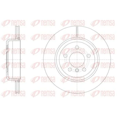 Bilde av REMSA 61550.10 Bremseskiver bakaksel 330, 330 20 5 ventilert BMW: Touring, Sedan