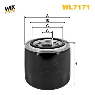 Bilde av Oljefilter WIX FILTERS WL7171