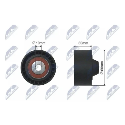 Bilde av Løpehjul, kilerem, dacia,fiat,mercedes benz,nissan,opel,renault,smart, 11 92 308 02R, 314 74R, 319 68R, 1175000Q2E, 11750 00