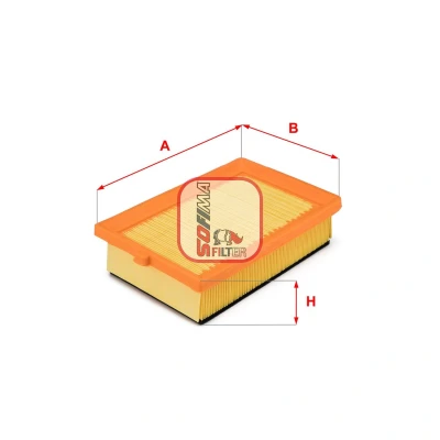 Bilde av SOFIMA S 3607 A Luftfilter 56 142 223 Filterinnsats FIAT: 500L
