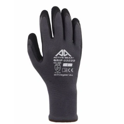 Bilde av PROFITOOL 0XREK0238/XL Vernehandske svart, grå Nitril, Polyester XL