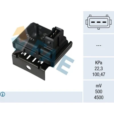 Bilde av Sensor, sugerørtrykk, citroën,fiat,peugeot, 1920 P2, 1920.P2, 96.131.023, 9613102380