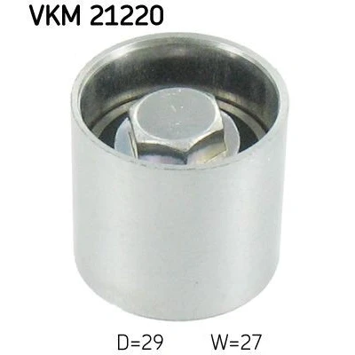 Bilde av SKF VKM 21220 Styrerulle kilerem tannrem med festemateriell AUDI: A3 Hatchback, A4 B7 Avant, A6 C6 VOLKSWAGEN: Touran I, SKODA: Octavia 1 Combi