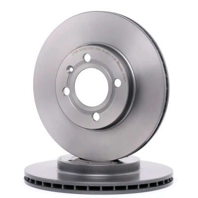 Bilde av BREMBO COATED DISC LINE 09.5166.11 Bremseskiver 256 20 4 innvendig ventilert belagt med skruer VOLKSWAGEN: GOLF 3, 2, Polo III Hatchback