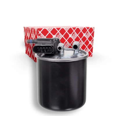Bilde av FEBI BILSTEIN 100471 Drivstoffilter ledningsfilter, med tilkobling for vannsensor MERCEDES BENZ: Sprinter 3.5 T Van, Vito Minibuss, Mixto
