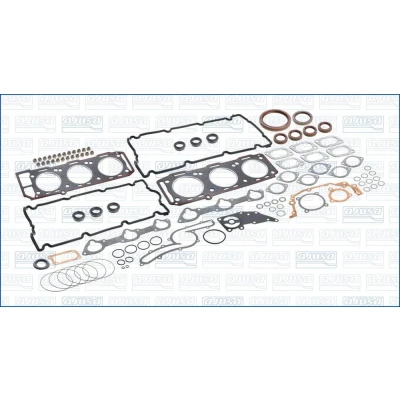 Bilde av AJUSA 50174200 Tetnings helsett, motor med sylinderhodepakning, ventilstangtetning FIBERMAX