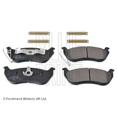 Bilde av BLUE PRINT ADA104260 Bremseklosser bakaksel med akustisk slitasjevarsel kolbleklips, festemateriell JEEP: WRANGLER 2