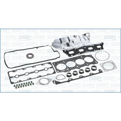 Bilde av AJUSA 52286400 Tetningssett, sylindertopp med sylinderhodepakning, ventilstangtetning MULTILAYER STEEL
