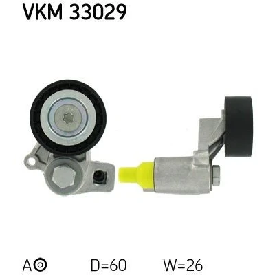 Bilde av SKF VKM 33029 Strammerull med festemateriell CITROËN: XM II Hatchback, Jumpy I Van, Xsara Coupé, PEUGEOT: 406 Stasjonsvogn, 206 Hatchback