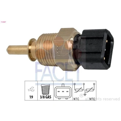 Bilde av Sensor, motortemperatur FACET 7.3367