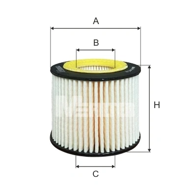 Bilde av Oljefilter MFILTER TE 600