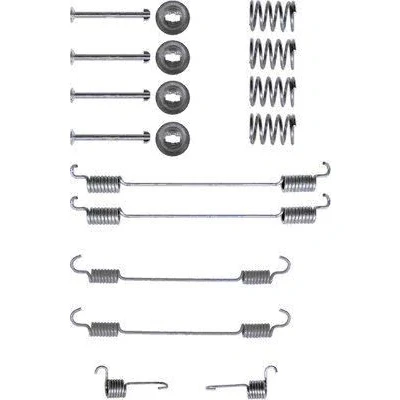 Bilde av TEXTAR 97010100 Tilbehørsett, bremsesko RENAULT: Kangoo I, Zoe, Captur, PEUGEOT: 406 Stasjonsvogn, 207 Hatchback, 208 I DACIA: Duster SUV