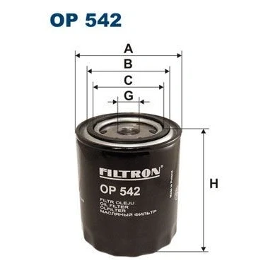 Bilde av Oljefilter, ford, 1612 184, 6153 085, 6176 728, 83 EM 6714 BA, 93156542