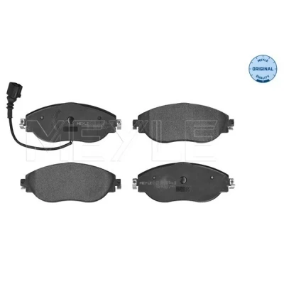 Bilde av MEYLE 025 251 1720/W Bremseklosser ORIGINAL Quality framaksel inkl. slitasjevarselkontakt med antihyle blikk VOLKSWAGEN: Passat B7 Variant