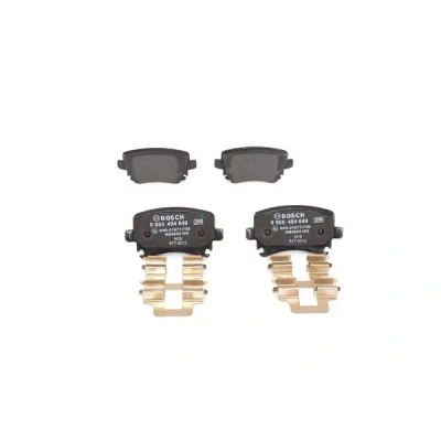 Bilde av BOSCH 0 986 494 649 Bremseklosser Low Metallic med antihyle blikk fjær VOLKSWAGEN: GOLF 5, 6, Scirocco III, SKODA: Octavia 3 Combi