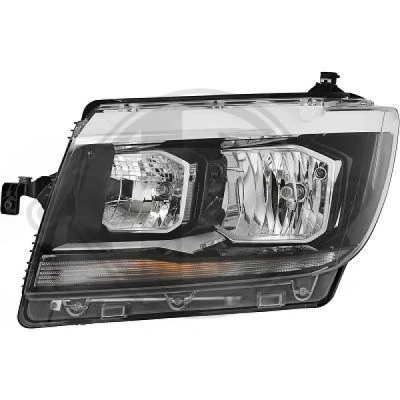 Bilde av DIEDERICHS 2282081 Frontlykter venstre H7, H15, H21W, W5W med motor for høydejustering hovedlys