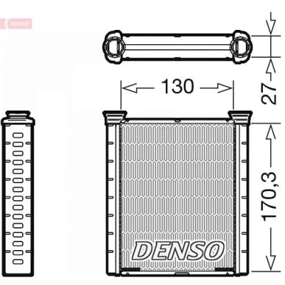 Bilde av DENSO DRR46001 Varmeveksler