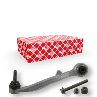 Bilde av FEBI BILSTEIN 40371 Bærebru med tilleggsmateriale lager, støtte / styreledd framaksel nede, venstre Casterstag Aluminium BMW: 7