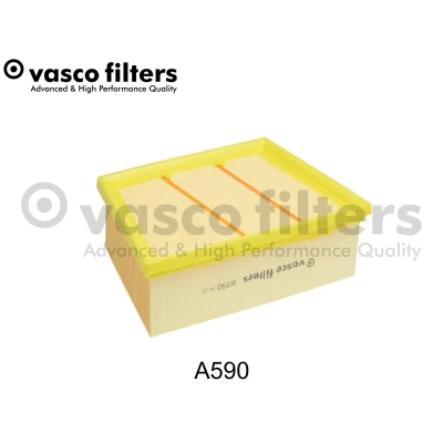Bilde av DAVID VASCO A590 Luftfilter 70mm 217mm 162mm firkantet Filterinnsats FORD: Transit Custom V362 Van, FIESTA 7, Minibuss