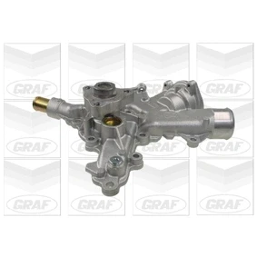 Bilde av GRAF PA729 Vannpumpe med tetning uten deksel mekanisk Støpejern for vifteremdrift OPEL: Corsa C Hatchback, Astra G CC, B Hatchback