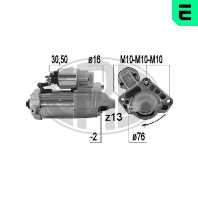 Bilde av ERA 221016A Starter 12 2,2 13 VOLVO: V70 3, XC60 I, V60 I
