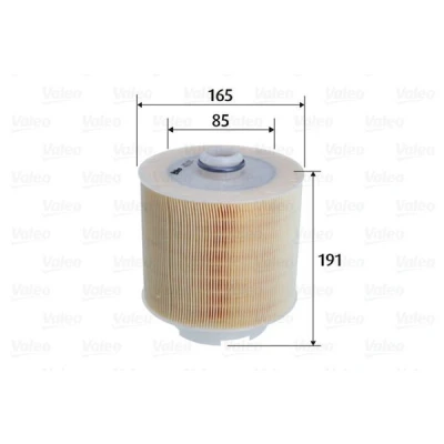Bilde av VALEO 585760 Luftfilter 191 165 Filterinnsats AUDI: A6 C6 Avant, Sedan, Allroad