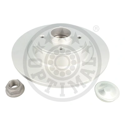 Bilde av OPTIMAL 702976BS3 Bremseskiver 274 11 4/4 100 fullt ut belagt med integrert hjullager, ABS sensor RENAULT: GRAND SCENIC 2