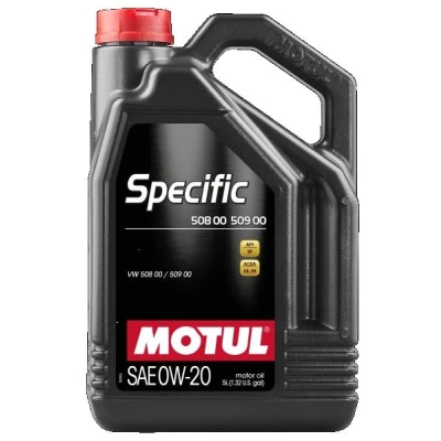 Bilde av Motul Specific 508 00 509 0W 20 5l Motorolje 107384 VOLKSWAGEN: Golf 7, Passat B8 Variant, Polo V Hatchback, AUDI: A3 Sportback, A6 C7 Avant